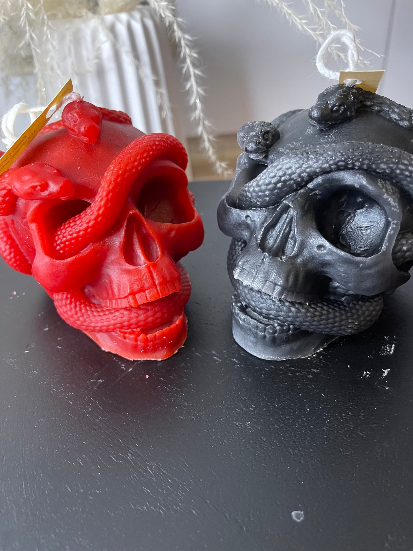 Totenkopfkerze