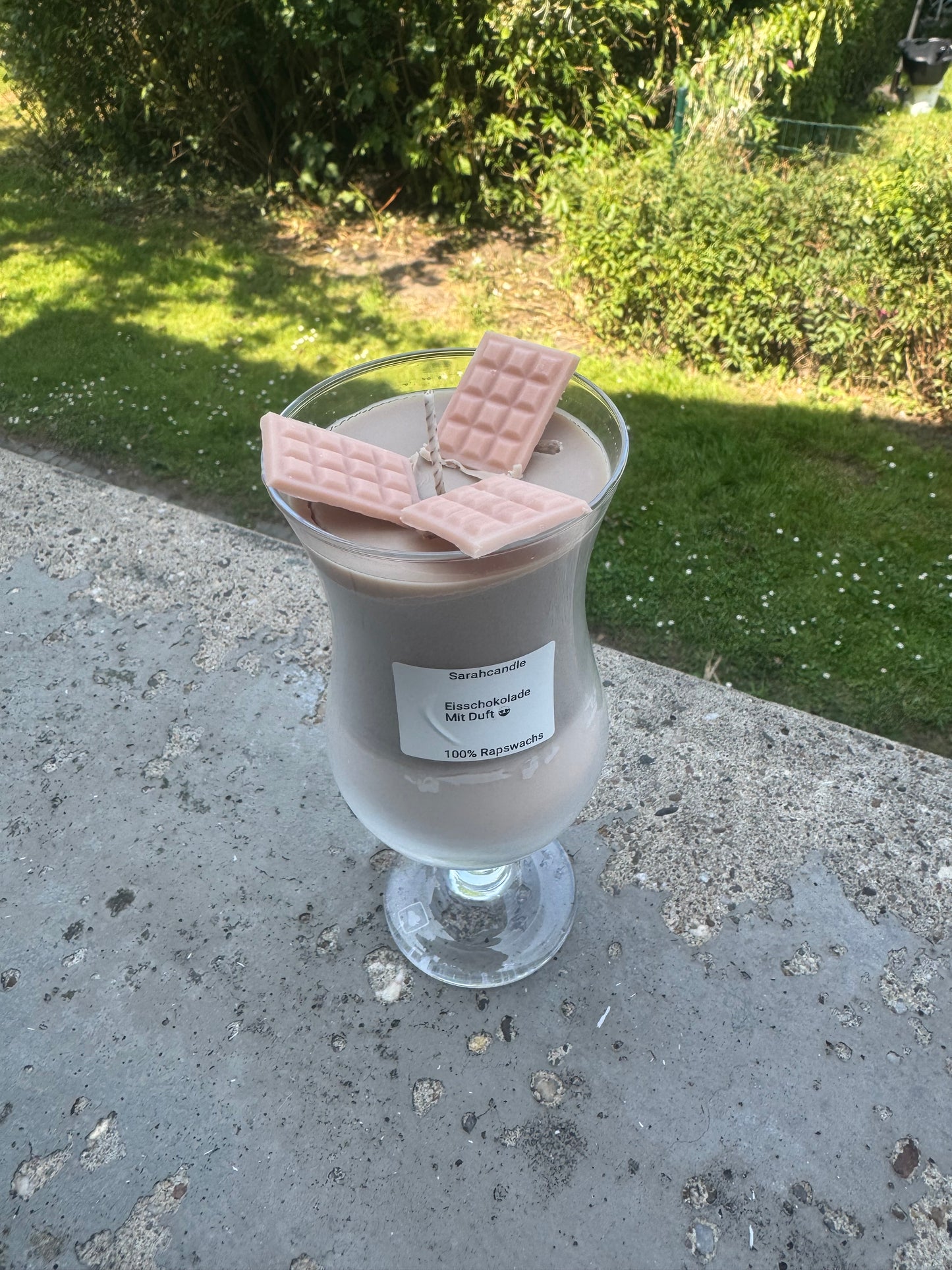 Eisschokolade Kerze