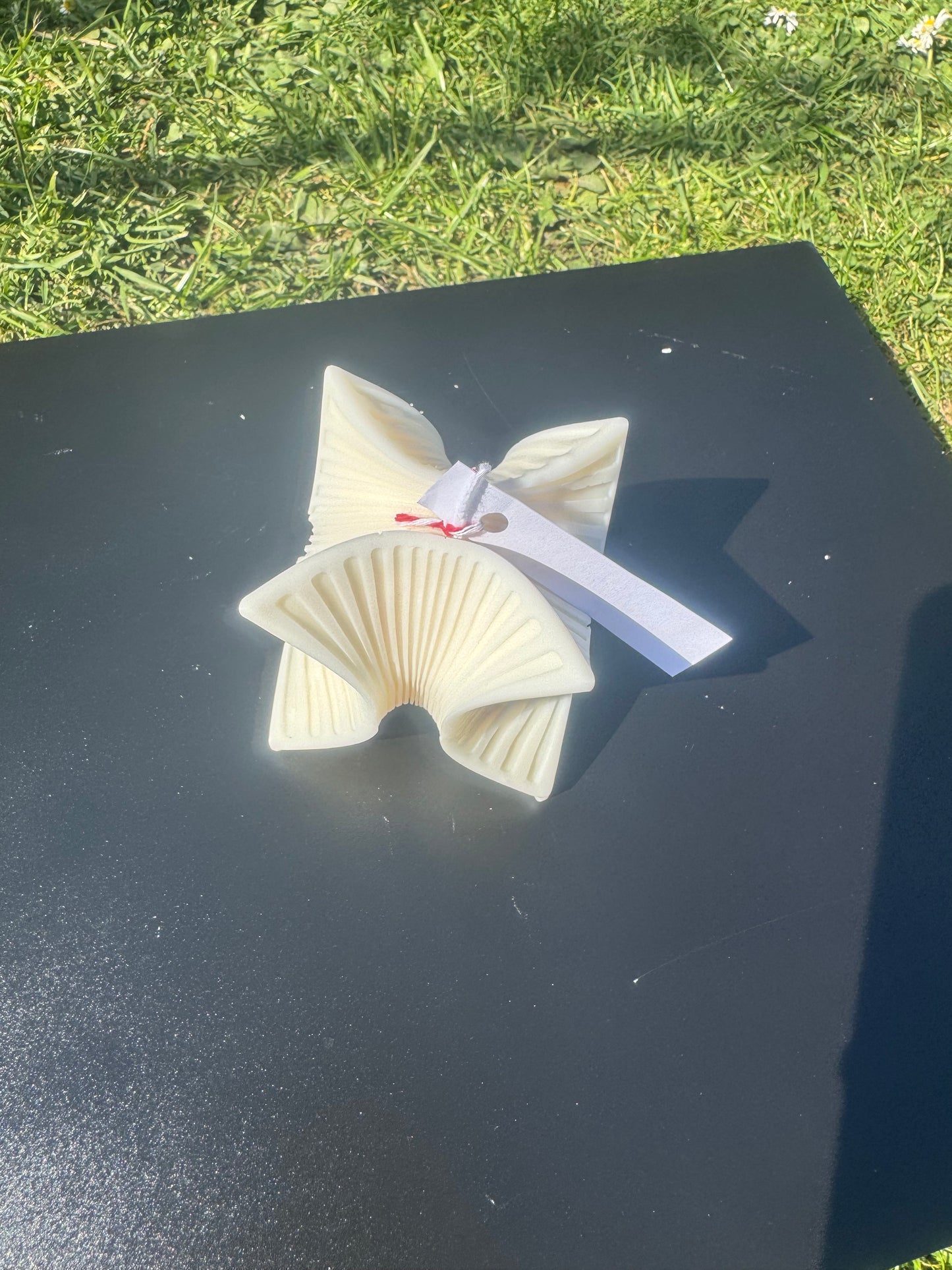 abstraktes geometrisches Kerze