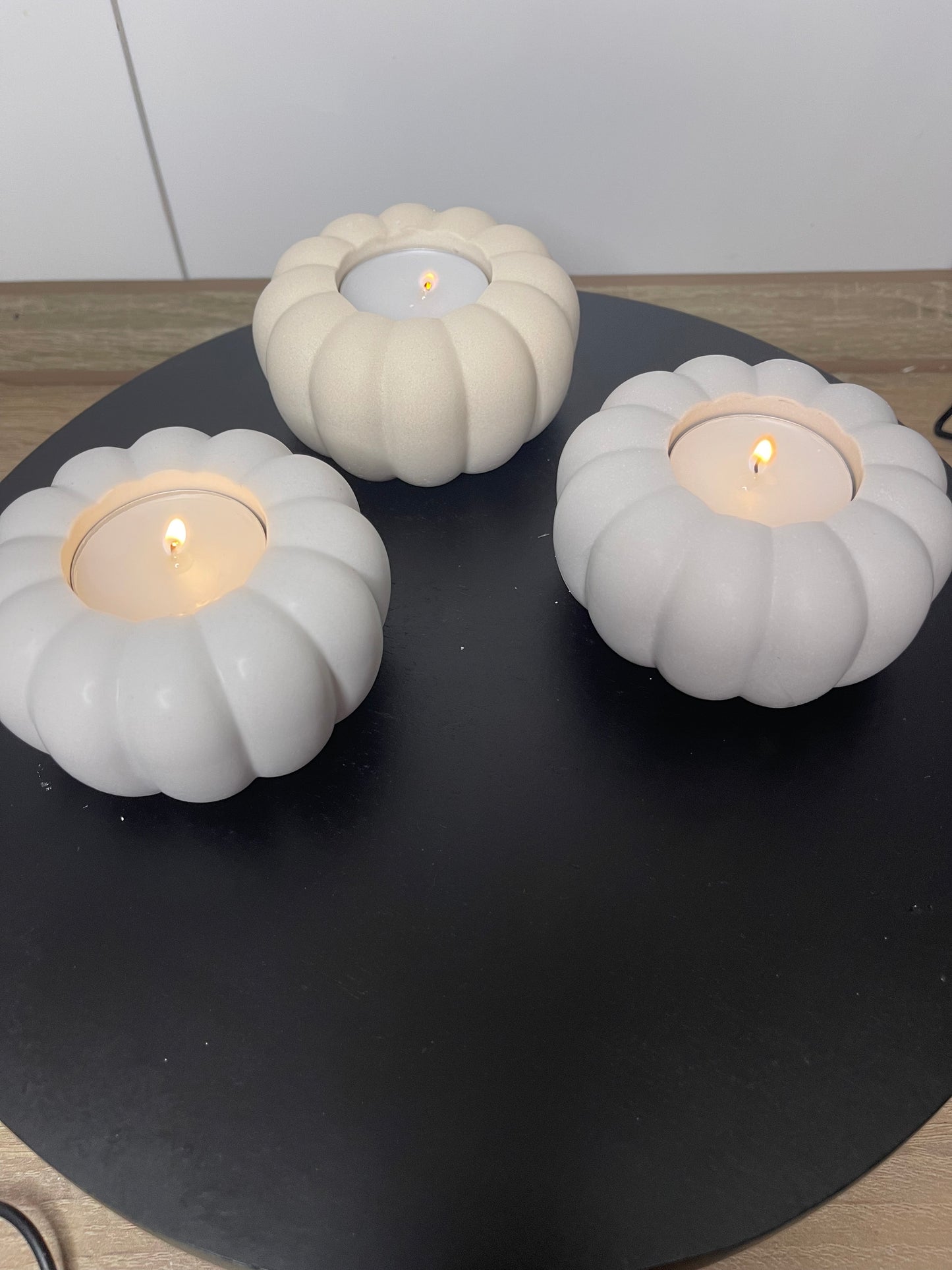 pumpkin tealight holder