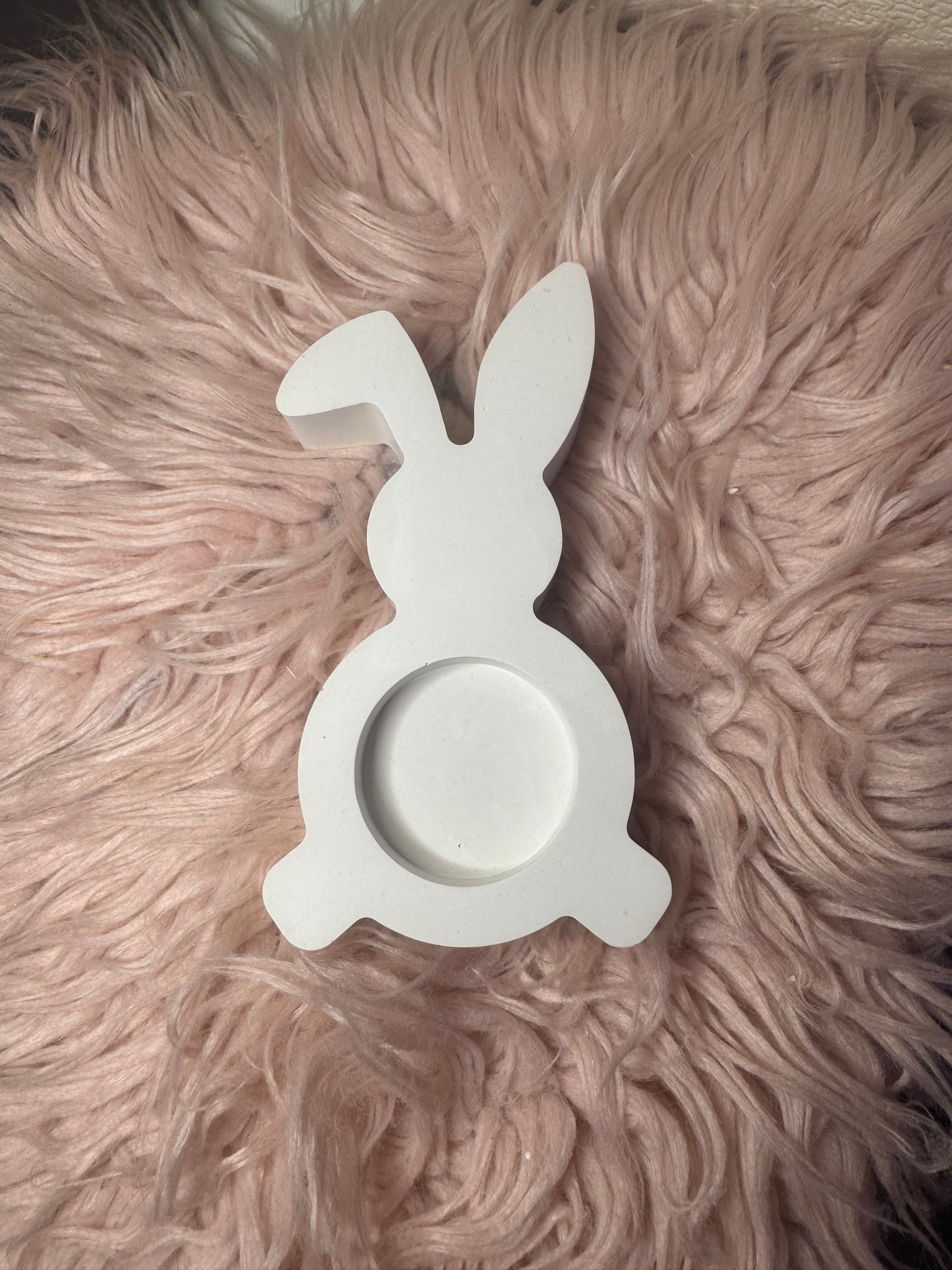 Hase mit Teelicht
