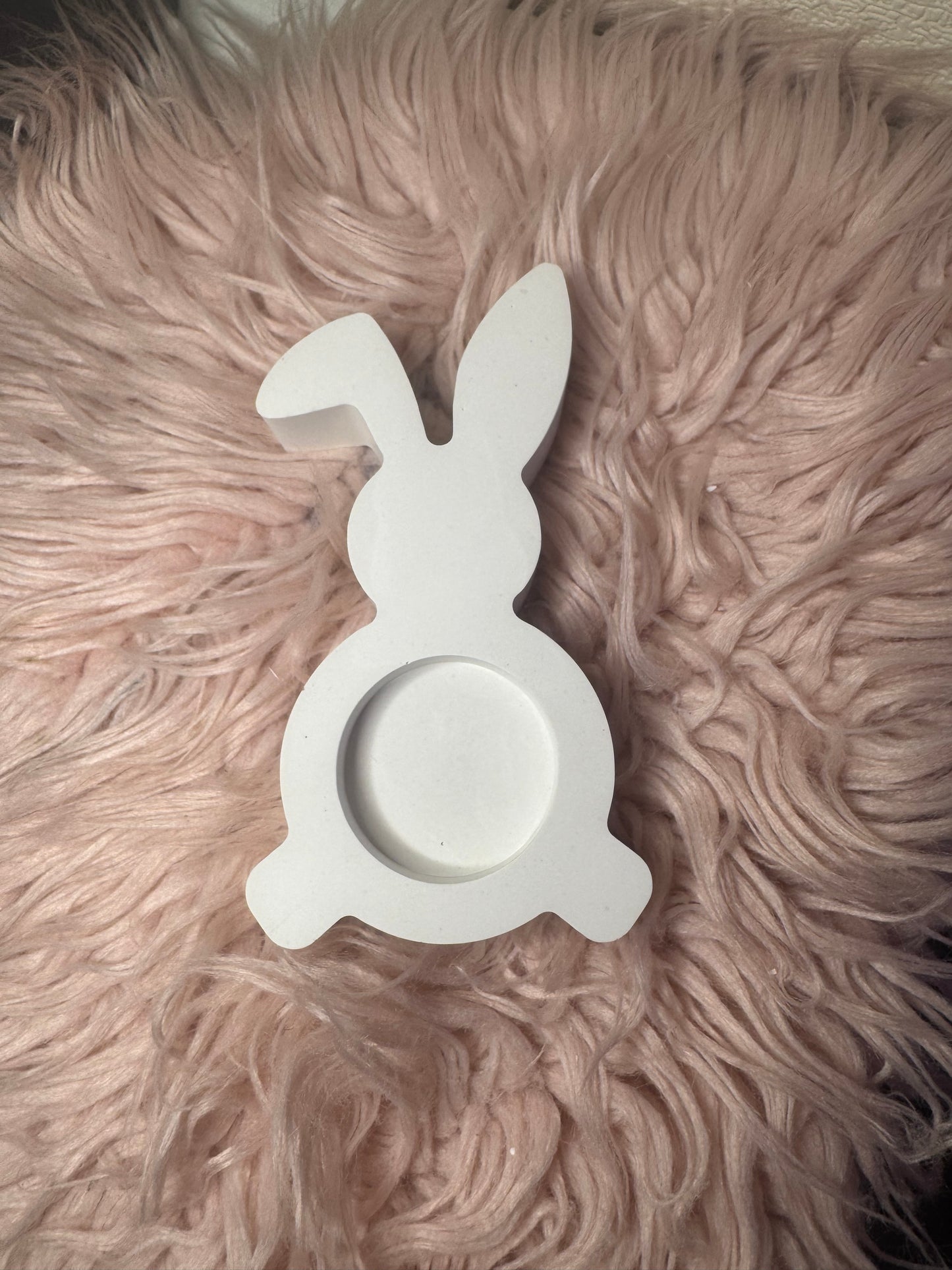 Hase mit Teelicht