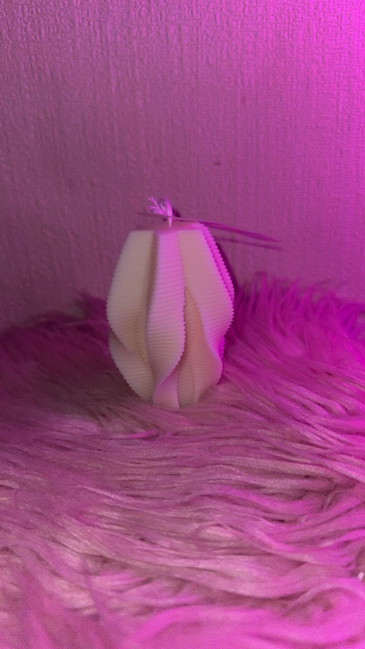Asymmetrische Kerze