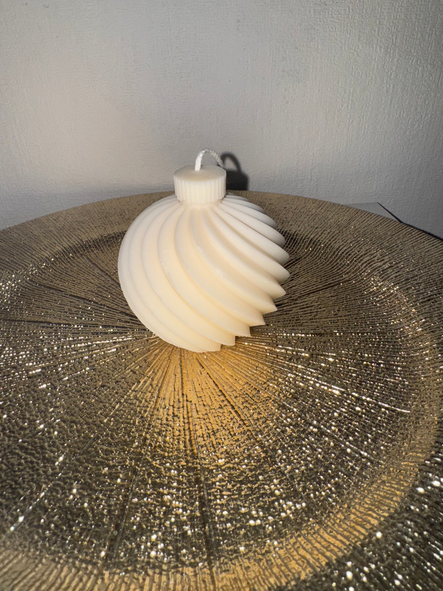 Christbaumkugel Kerze