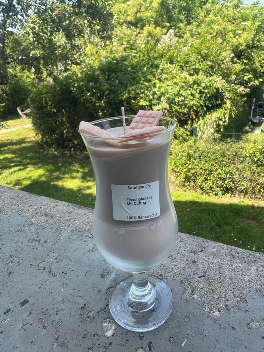 Eisschokolade Kerze