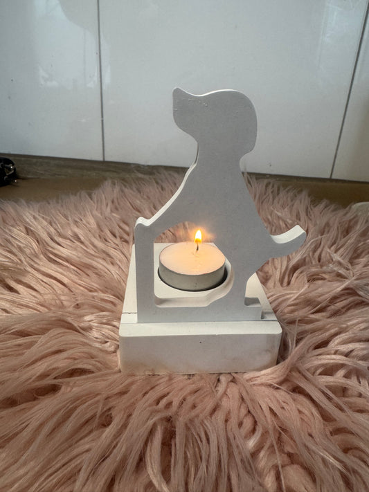 Hund Teelichter