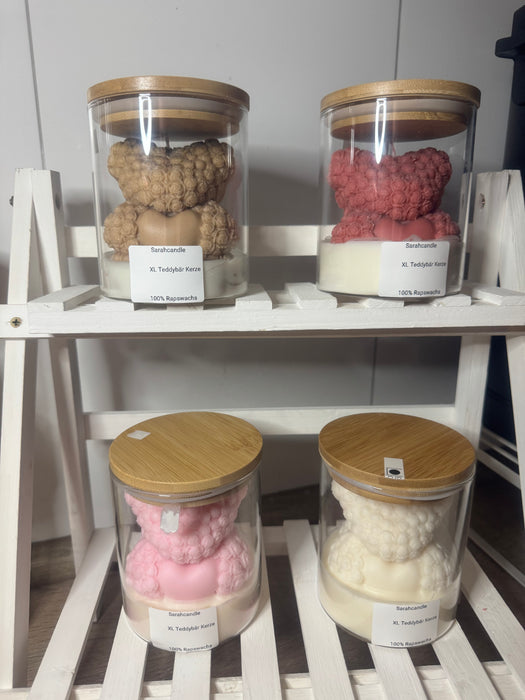 XL Teddybär im Glas