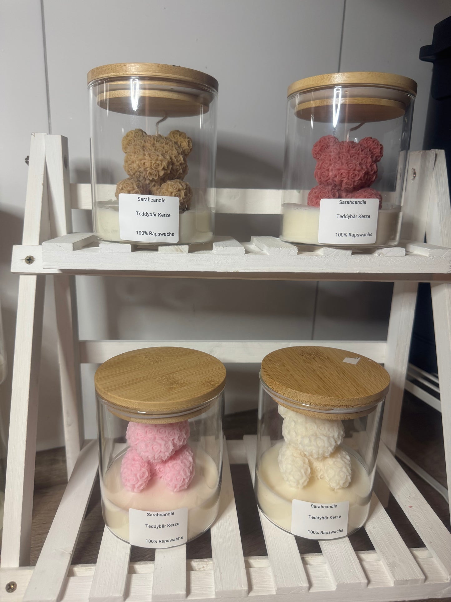 Kleiner Teddybär im Glas