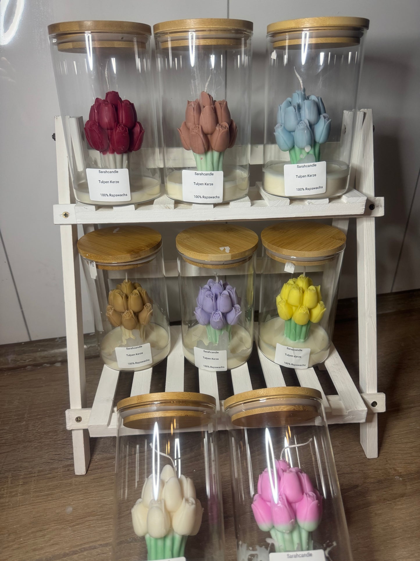 Tulpe im Glas