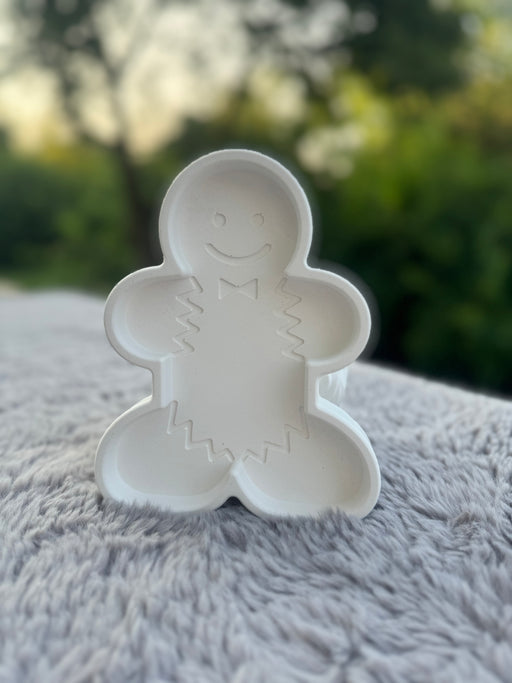 Lebkuchentablett, Weihnachtsserviertablett, Lebkuchendekoration, Handgefertigtes Tablett, Weihnachtsdekoration Tablett, Serviertablett Weihnachten, Lebkuchen-Dekor, Festliche Dekoration, Tablett für Kekse, Dekotablett für Weihnachten, Keramik-Tablett Weihnachten, Lebkuchenhaus Zubehör