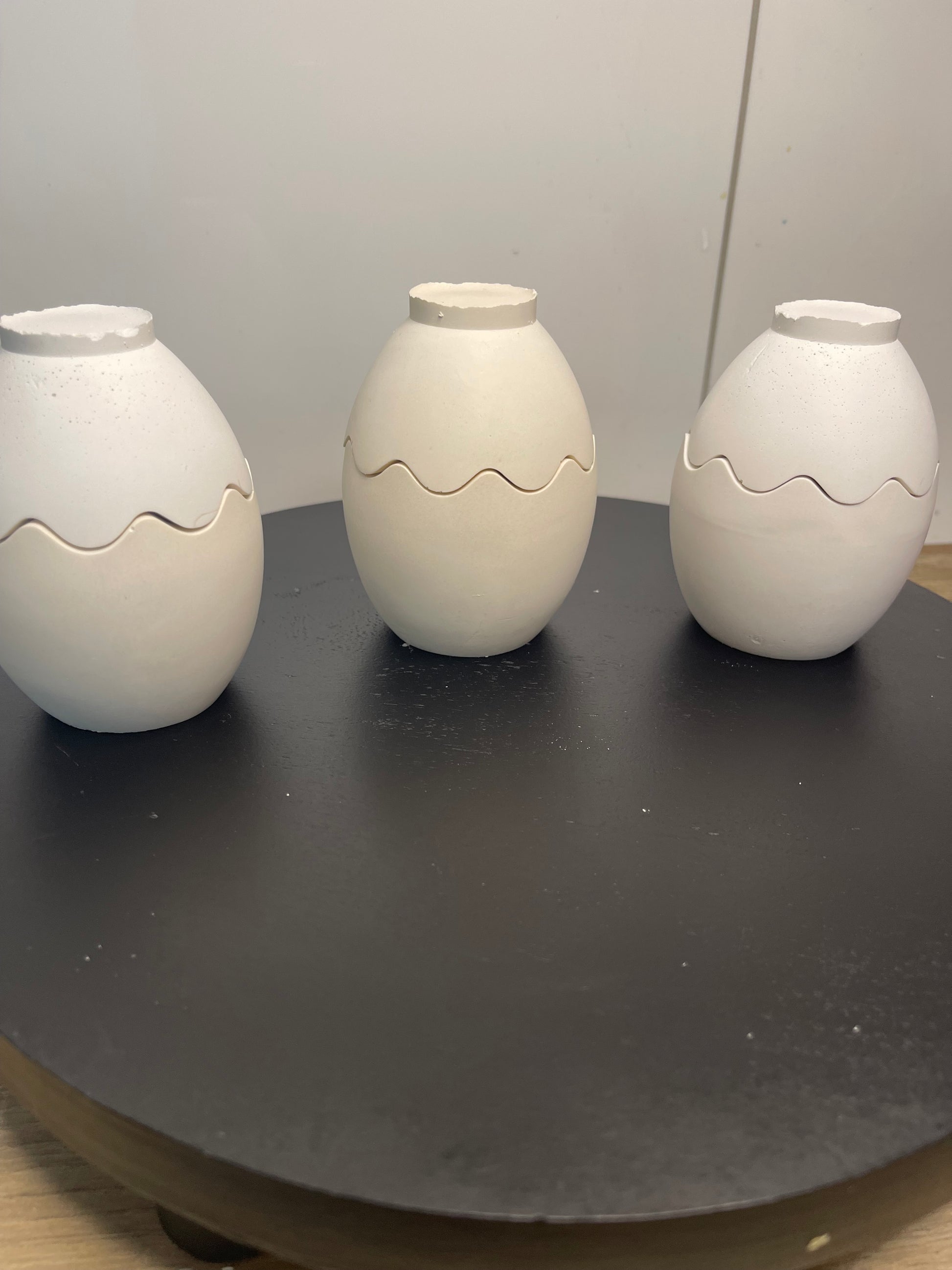 Oster-Ei mit Deckel Set, füllbare Ostereier, Ostereier aus Gips, Bastelset Ostern, Ostern basteln, Ostereier dekorieren, Ostern Bastelmaterial, Osterdeko, Füllbare Ostereier für Basteln, Gips Ostereier kaufen, Ostern Eier zum Füllen, Ostern Geschenke Basteln