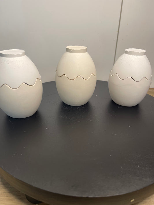 Oster-Ei mit Deckel Set, füllbare Ostereier, Ostereier aus Gips, Bastelset Ostern, Ostern basteln, Ostereier dekorieren, Ostern Bastelmaterial, Osterdeko, Füllbare Ostereier für Basteln, Gips Ostereier kaufen, Ostern Eier zum Füllen, Ostern Geschenke Basteln