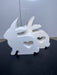 Osterhase, Ostern Deko, Gips Hase, Osterdeko, Osterhase Herz, Geschenke Ostern, handgemachte Osterdeko, Hase Ostern, Dekoration Ostern, Deko Hase, Frühling Dekoration, Ostergeschenk, Osterhase Geschenk, Handgefertigt Osterhase, Herz Deko